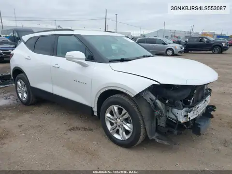 3GNKBJRS4LS553087 — 2020 Chevrolet Blazer, Front end, before-repair photos