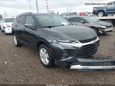 3GNKBBRA8LS553476 — 2020 Chevrolet Blazer, Передня частина, фото до ремонту