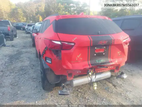 3GNKBKRS7MS563037 — 2021 Chevrolet Blazer, фото 4 с аукциона IAAI, ЗАДНЯЯ ЧАСТЬ