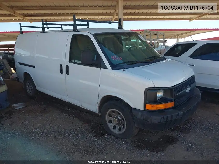 2011 Chevrolet Express 1500 Work Van VIN 1GCSGAFX9B1176704 фото 2
