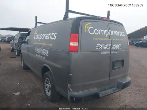 1GCSGAFX6C1103209 — 2012 Chevrolet Express, foto 4 de IAAI 20.10.2026, Desgaste normal