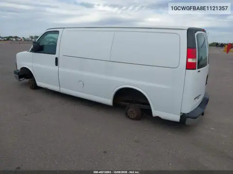 2014 Chevrolet Express 2500 Work Van VIN 1GCWGFBA8E1121357 фото 3