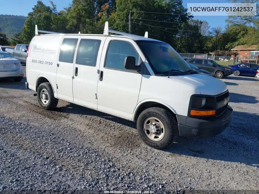 2016 Chevrolet Express 2500 Work Van VIN 1GCWGAFF7G1242537 фото 2