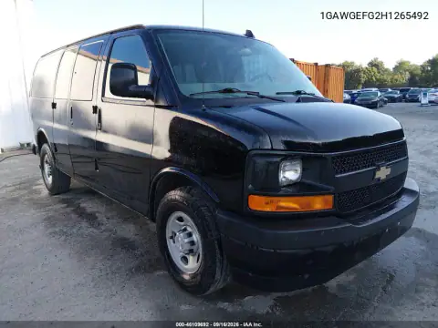1GAWGEFG2H1265492 — 2017 Chevrolet Express, Desgaste normal, fotos antes de reparar
