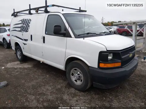 1GCWGAFF2H1135235 — 2017 Chevrolet Express, Звичайний знос, фото до ремонту