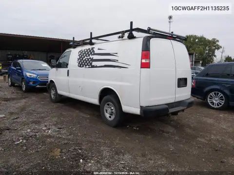 1GCWGAFF2H1135235 — 2017 Chevrolet Express, фото 3 з IAAI 28.10.2026, Звичайний знос