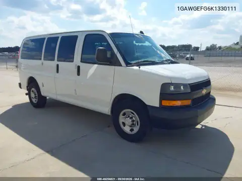 1GAWGEFG6K1330111 — 2019 Chevrolet Express, Desgaste normal, fotos antes de reparar
