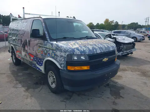 2020 Chevrolet Express Cargo Rwd 2500 Regular Wheelbase Wt VIN 1GCWGAFP3L1177012 фото 1