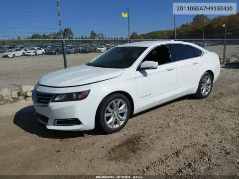 2G1105SA7H9153430 — 2017 Chevrolet Impala, photo 3 from IAAI, Front end