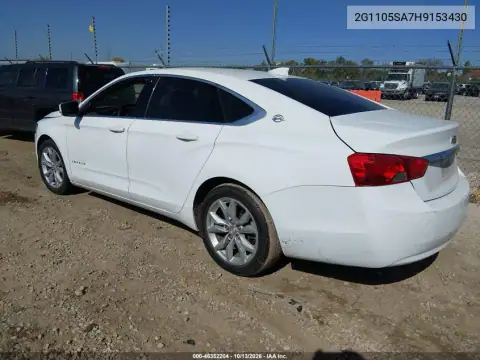 2G1105SA7H9153430 — 2017 Chevrolet Impala, photo 4 from IAAI, Front end