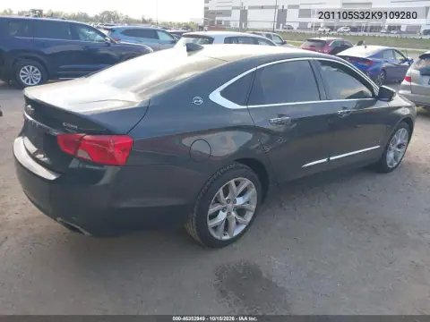 2G1105S32K9109280 — 2019 Chevrolet Impala, ფოტო 4, IAAI, მარცხენა მხარე