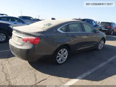 2019 Chevrolet Impala Lt VIN 2G11Z5S30K9111017 фото 4