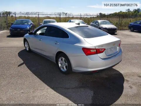 1G1ZC5ST3MF002176 — 2021 Chevrolet Malibu, photo 4 from IAAI 28.10.2026, Normal wear