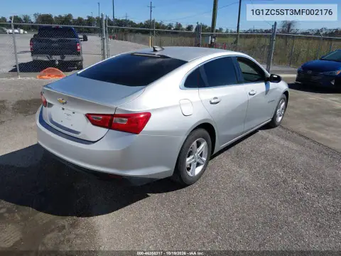 1G1ZC5ST3MF002176 — 2021 Chevrolet Malibu, photo 5 from IAAI 28.10.2026, Normal wear