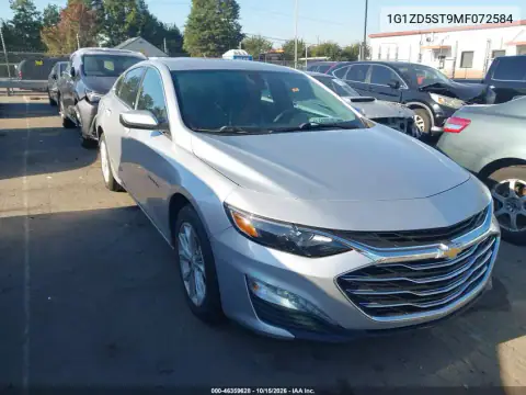 1G1ZD5ST9MF072584 — 2021 Chevrolet Malibu, Parte trasera, fotos antes de reparar