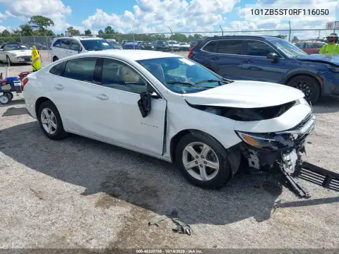 1G1ZB5ST0RF116050 — 2024 Chevrolet Malibu, Parte delantera, fotos antes de reparar