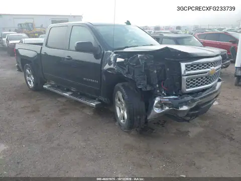 3GCPCRECXFG233739 — 2015 Chevrolet Silverado, ПЕРЕДНЯЯ ЧАСТЬ, фото до ремонта