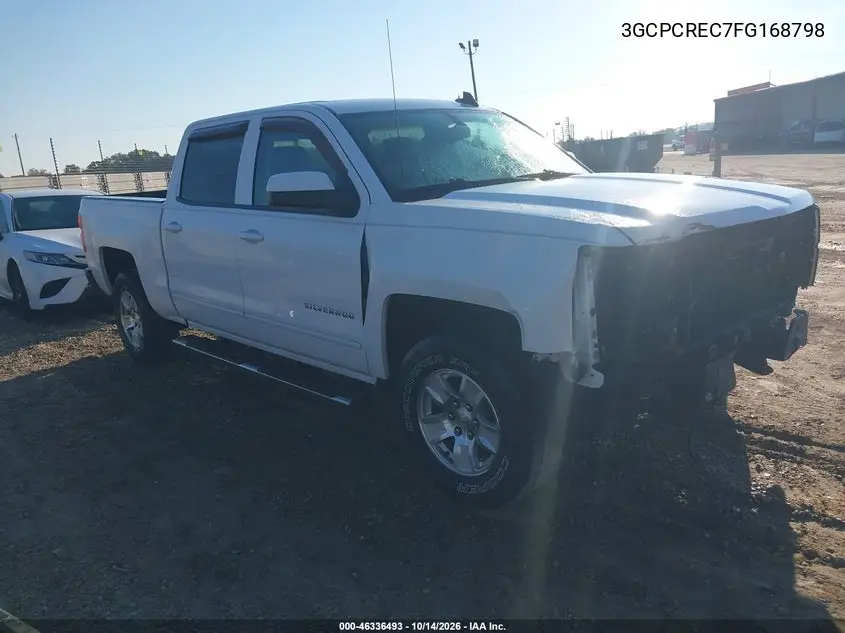 3GCPCREC7FG168798 — 2015 Chevrolet Silverado, photo 2 from IAAI, Front end