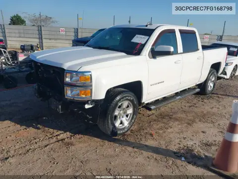 3GCPCREC7FG168798 — 2015 Chevrolet Silverado, photo 3 from IAAI, Front end