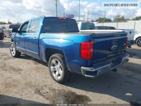 3GCPCSEC3FG513283 — 2015 Chevrolet Silverado, photo 4 from IAAI, Front end