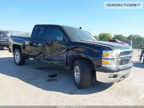 1GCRCREC7FZ309877 Chevrolet Silverado 2015 — повреждение Правый бок, фото до ремонта