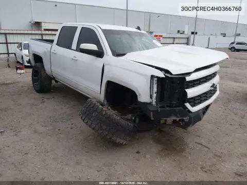3GCPCREC4HG366760 — 2017 Chevrolet Silverado, передняя часть справа, фото до ремонта