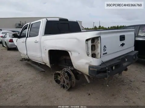 3GCPCREC4HG366760 — 2017 Chevrolet Silverado, foto 3 de IAAI, Delantera derecha