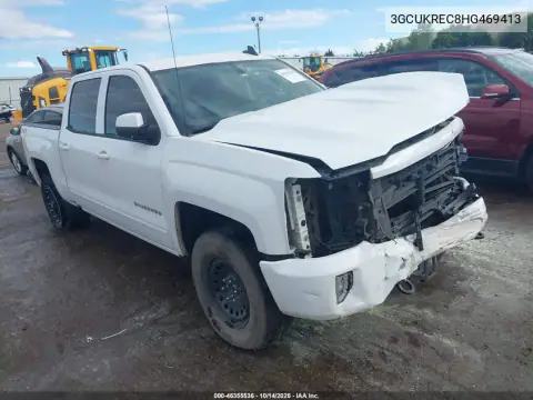 3GCUKREC8HG469413 — 2017 Chevrolet Silverado, წინა ნაწილი, ფოტოები შეკეთებამდე