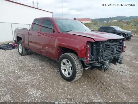1GCVKREC6HZ322964 — 2017 Chevrolet Silverado, ПЕРЕДНЯЯ ЧАСТЬ, фото до ремонта