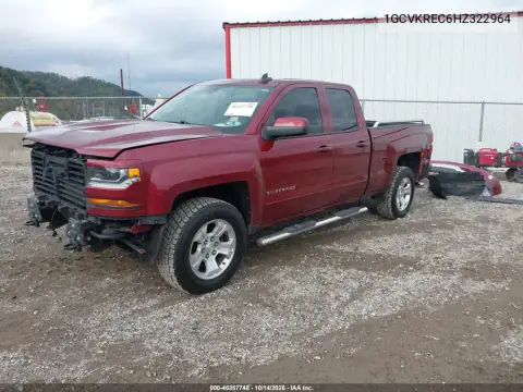 1GCVKREC6HZ322964 — 2017 Chevrolet Silverado, ფოტო 3, IAAI, წინა ნაწილი