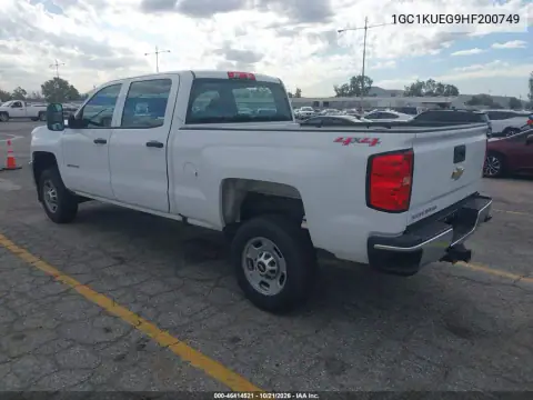 1GC1KUEG9HF200749 — 2017 Chevrolet Silverado, foto 4 de IAAI 29.10.2026, Desgaste normal