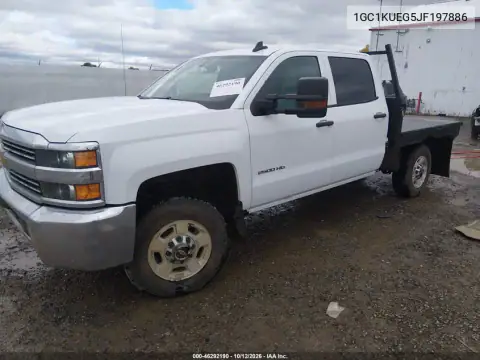 1GC1KUEG5JF197886 — 2018 Chevrolet Silverado, photo 3 from IAAI, Hail