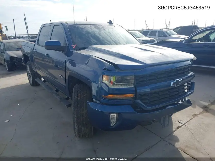 3GCPCREC5JG463519 — 2018 Chevrolet Silverado, foto 2 de IAAI, Lados izquierdo y derecho