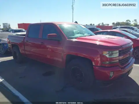 3GCPCREC8JG603952 — 2018 Chevrolet Silverado, Не вказано, фото до ремонту