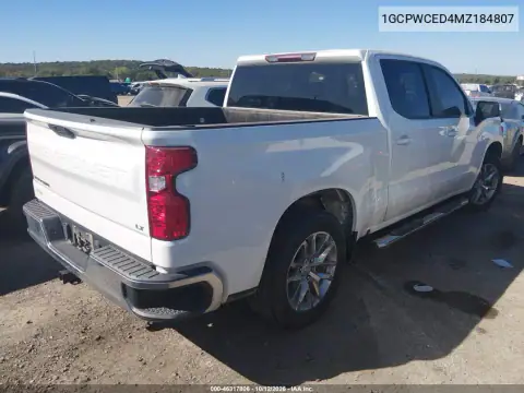 1GCPWCED4MZ184807 — 2021 Chevrolet Silverado, zdjęcie 5 z IAAI, Grad