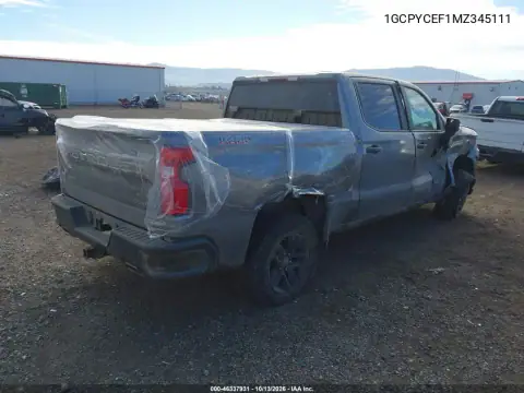 1GCPYCEF1MZ345111 — 2021 Chevrolet Silverado, фото 5 с аукциона IAAI, Правый бок