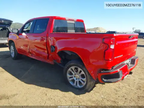1GCUYEED2MZ276118 — 2021 Chevrolet Silverado, photo 3 from IAAI, Left and right sides