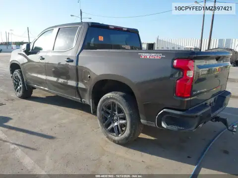 1GCPYFED1MZ397421 — 2021 Chevrolet Silverado, фото 4 с аукциона IAAI, Передняя часть