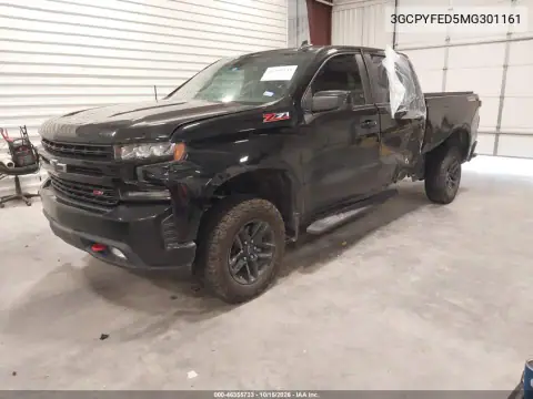 3GCPYFED5MG301161 — 2021 Chevrolet Silverado, photo 2 from IAAI, Left rear