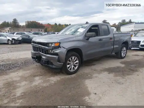 1GCRYBEK4MZ328366 — 2021 Chevrolet Silverado, photo 3 from IAAI, Front end