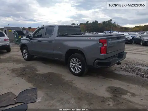1GCRYBEK4MZ328366 — 2021 Chevrolet Silverado, photo 4 from IAAI, Front end