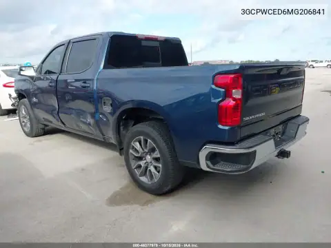 3GCPWCED6MG206841 — 2021 Chevrolet Silverado, foto 3 de IAAI, Lado izquierdo
