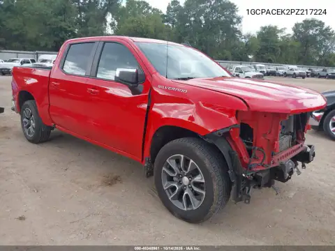 1GCPACEK2PZ217224 — 2023 Chevrolet Silverado, Parte delantera, fotos antes de reparar