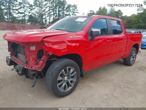 1GCPACEK2PZ217224 — 2023 Chevrolet Silverado, foto 3 de IAAI, Parte delantera