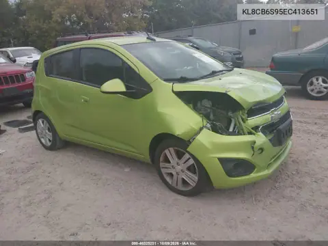 2014 Chevrolet Spark Ls Auto VIN KL8CB6S95EC413651 фото 2