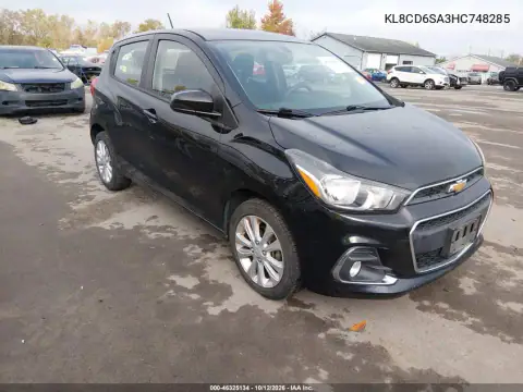 KL8CD6SA3HC748285 — 2017 Chevrolet Spark, უკანა მარცხენა ნაწილი, ფოტოები შეკეთებამდე