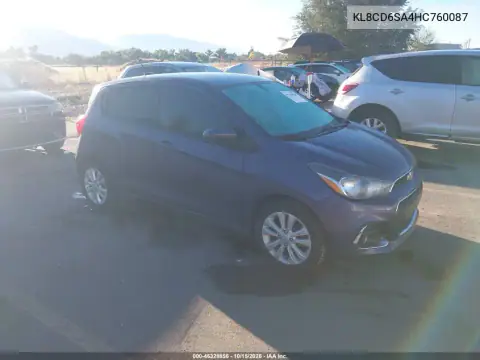 KL8CD6SA4HC760087 — 2017 Chevrolet Spark, Przód i tył, zdjęć przed naprawą