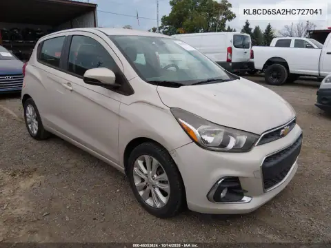 KL8CD6SA2HC727041 — 2017 Chevrolet Spark, Desgaste normal, fotos antes de reparar