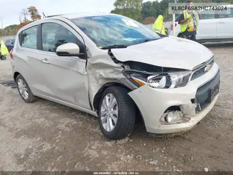 KL8CF6SA2HC743024 — 2017 Chevrolet Spark, photo 2 from IAAI, Right front