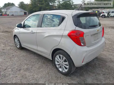 KL8CF6SA2HC743024 — 2017 Chevrolet Spark, photo 4 from IAAI, Right front